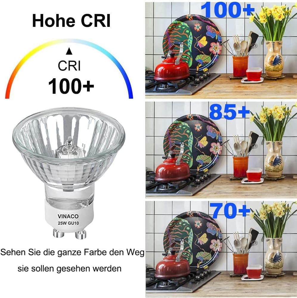 Vinaco GU10 Halogen Bulbs