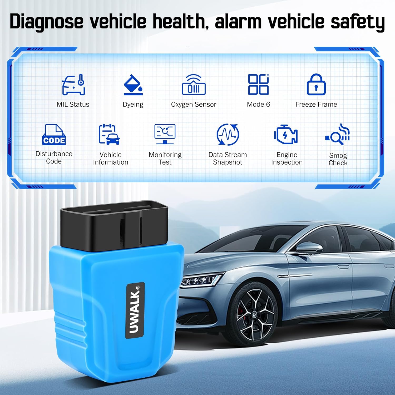UWALK OBD2 Bluetooth Scanner