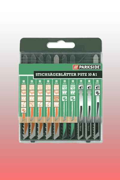 Parkside 10x Jigsaw Blade Pstz 10 A1