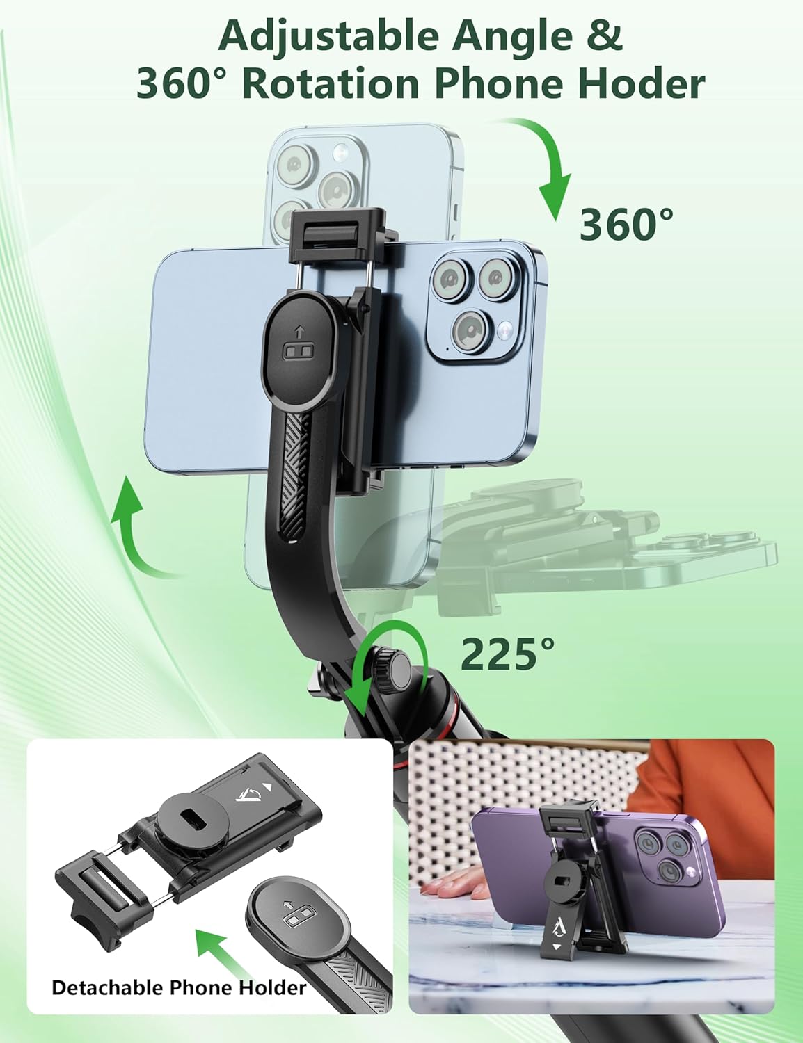 Selfie Stick Tripod With Remote