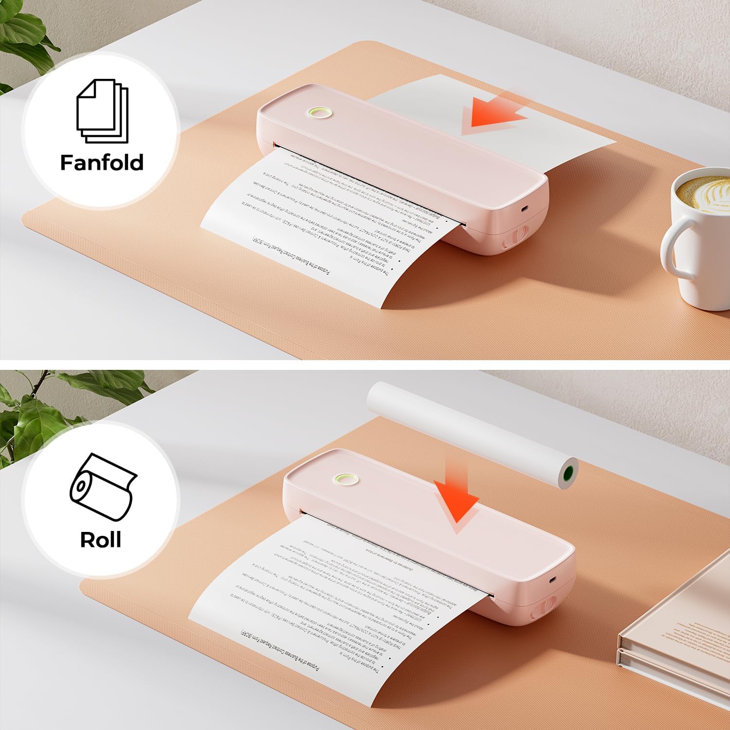 MUNBYN Portable Wireless Printer
