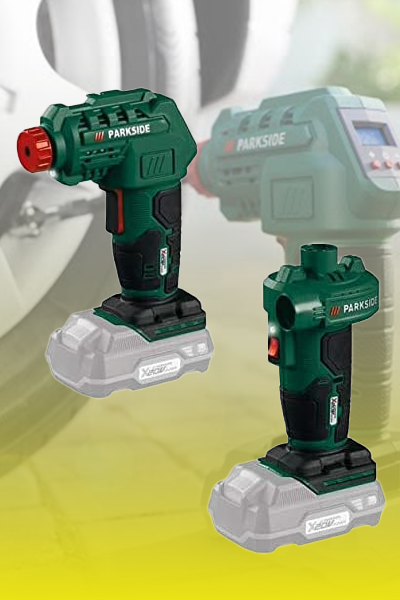 Parkside 20V Cordless Compressor PAK 20-Li B2 & Cordless Air Pump PALP 20-Li B2 Bare Units.