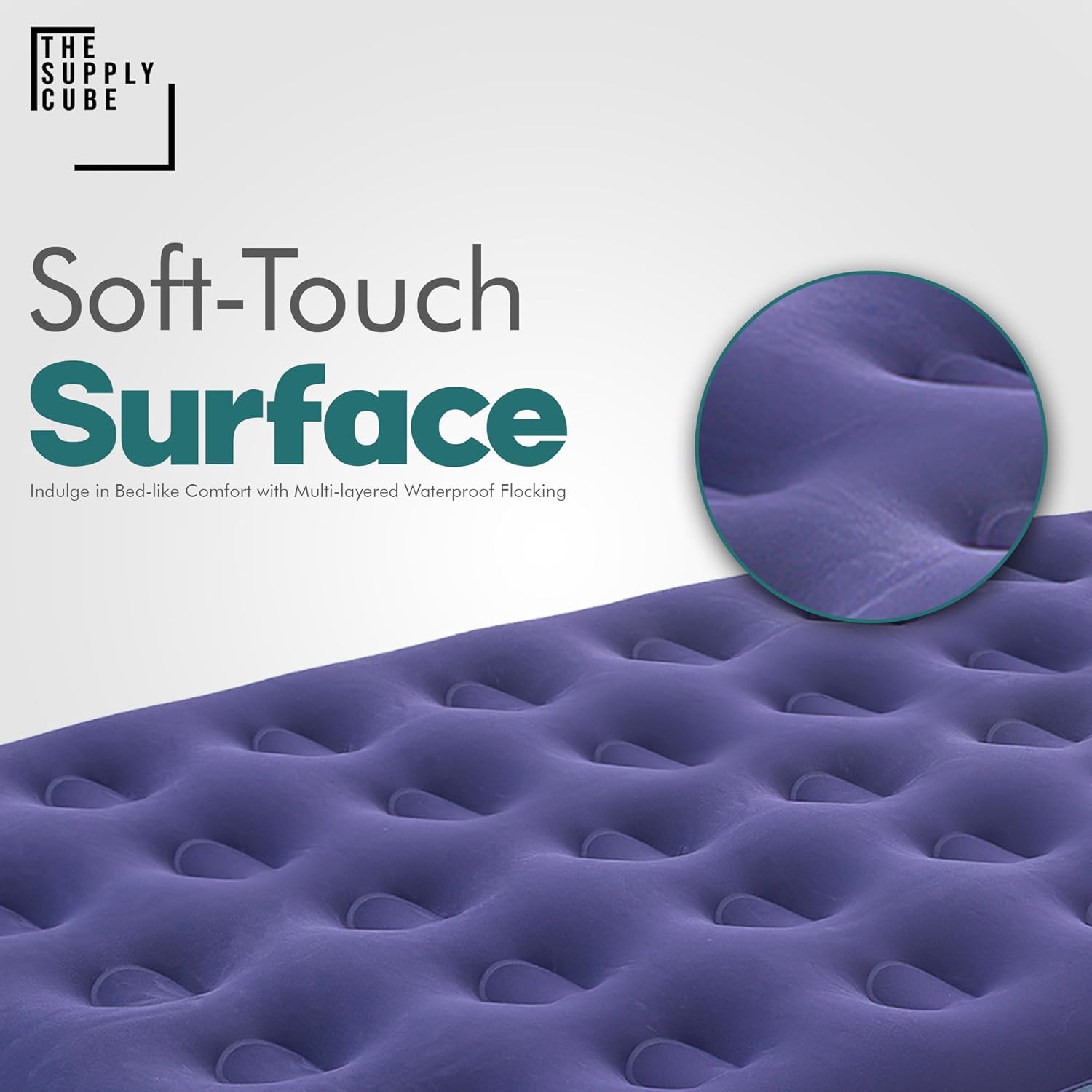 Supply Cube Double Air Bed