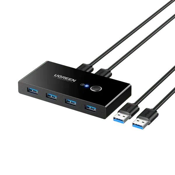 UGREEN 4 Port USB 3.0 5Gbps High-Speed Switch Selector