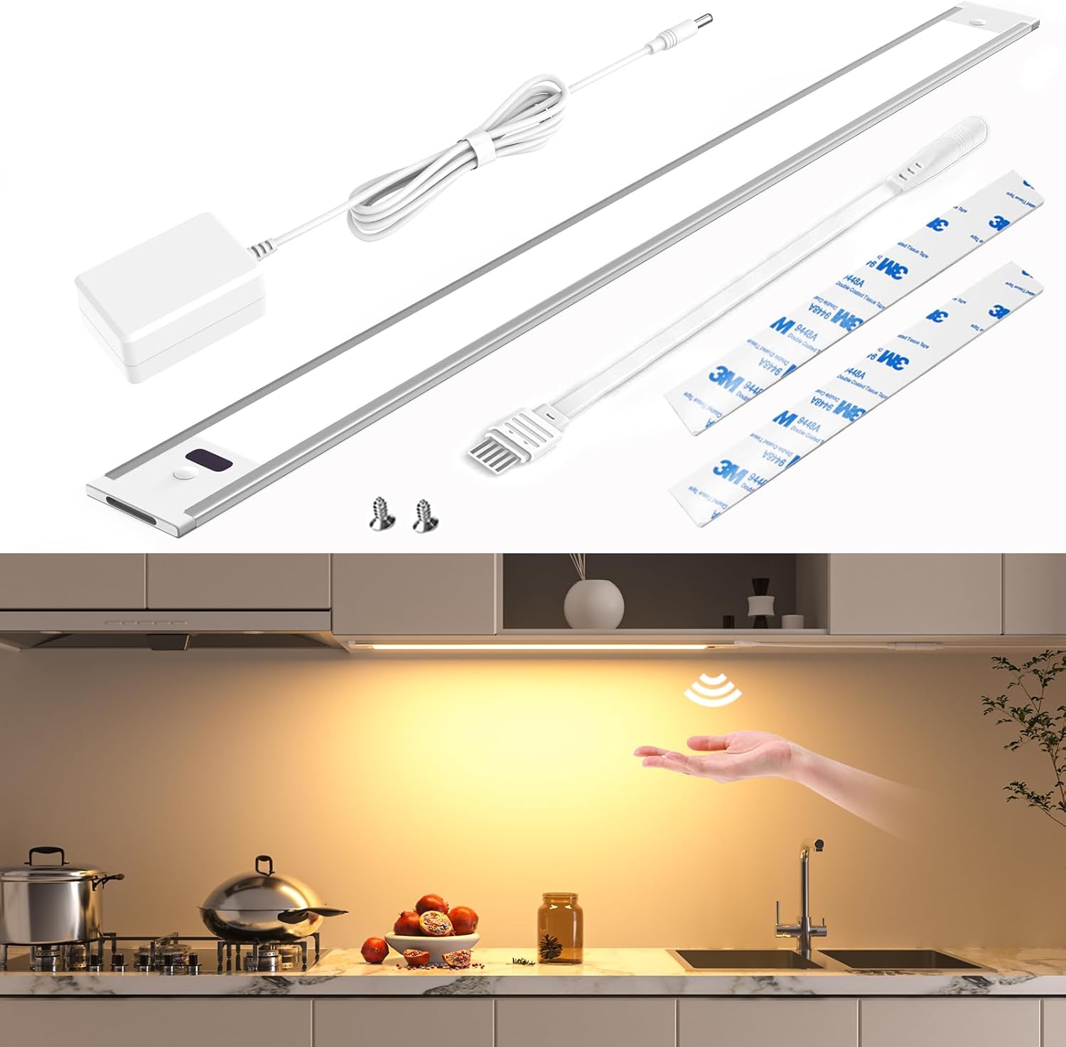 Wobsion Under Cabinet Kitchen Lights