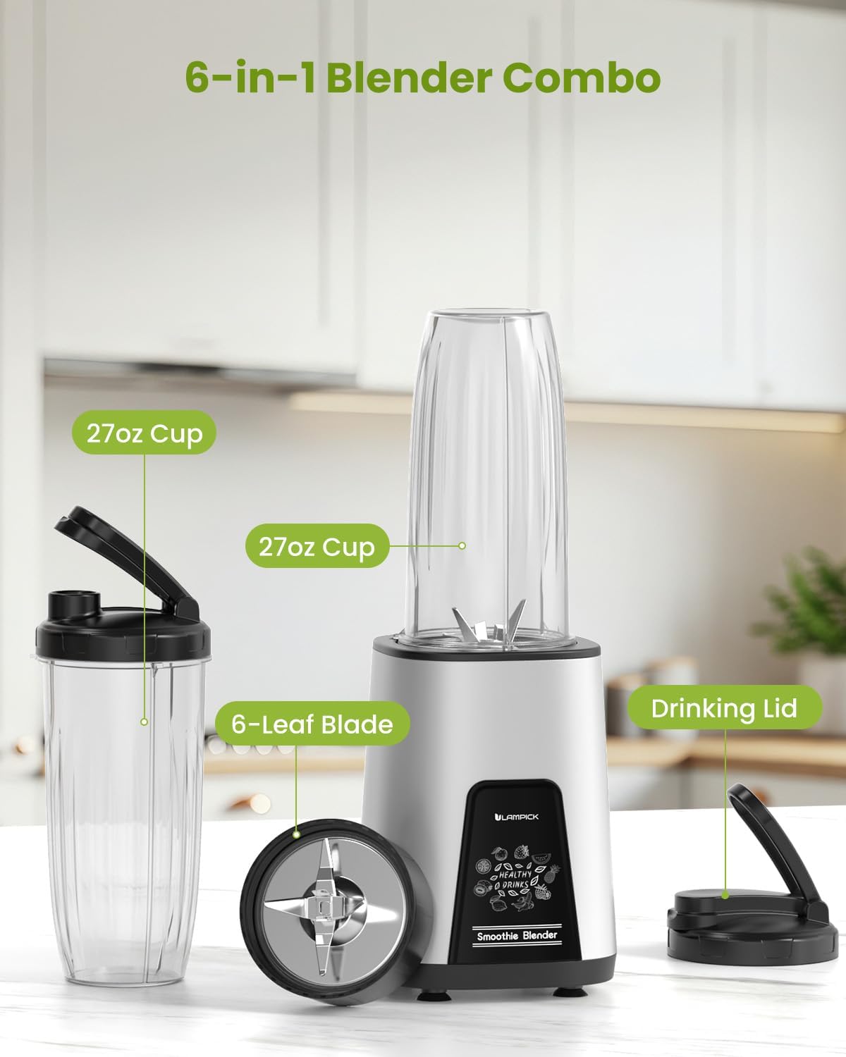 Lampik Blender For Smoothie