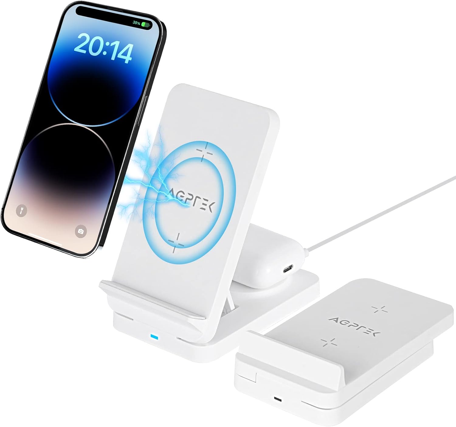 AGPTEK Wireless Charger 3 In 1