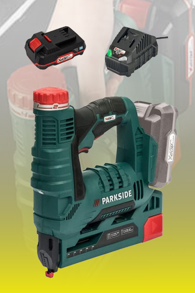 ParkSide PAT 20-Li A1 Li-ion Rechargeable Electric Stapler And Nailer