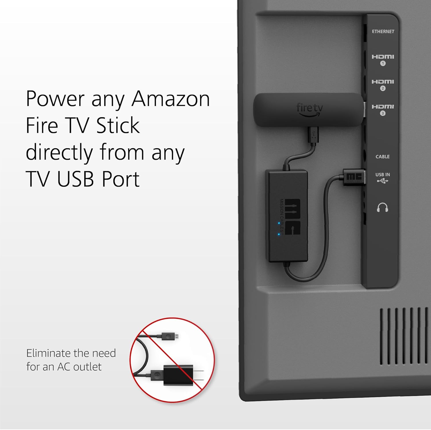 Mission USB Power Cable