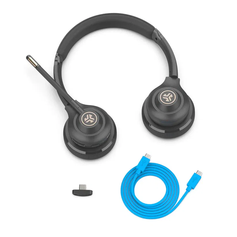 JLab Go Work Wireless & Wired On-Ear Headset