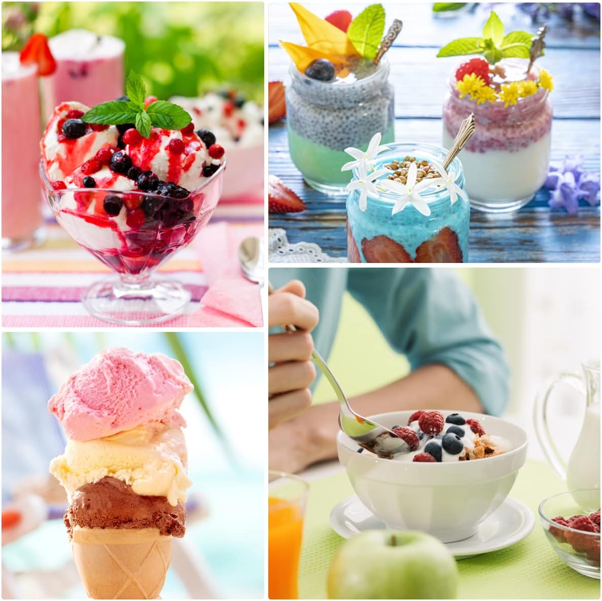 Ice Cream Roller Maker Pan With 2-spatulas