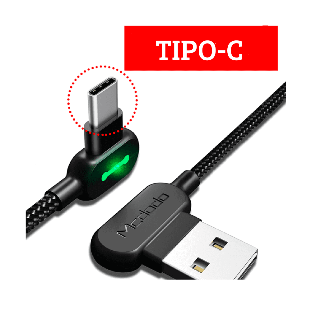 Cable For IPhone 1.2 Meter Button Mcdodo 90 Degrees