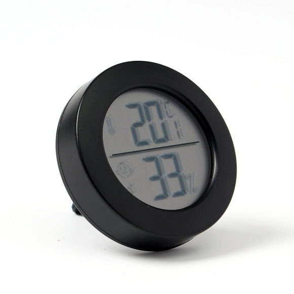 Round Mini Digital Thermohygrometer