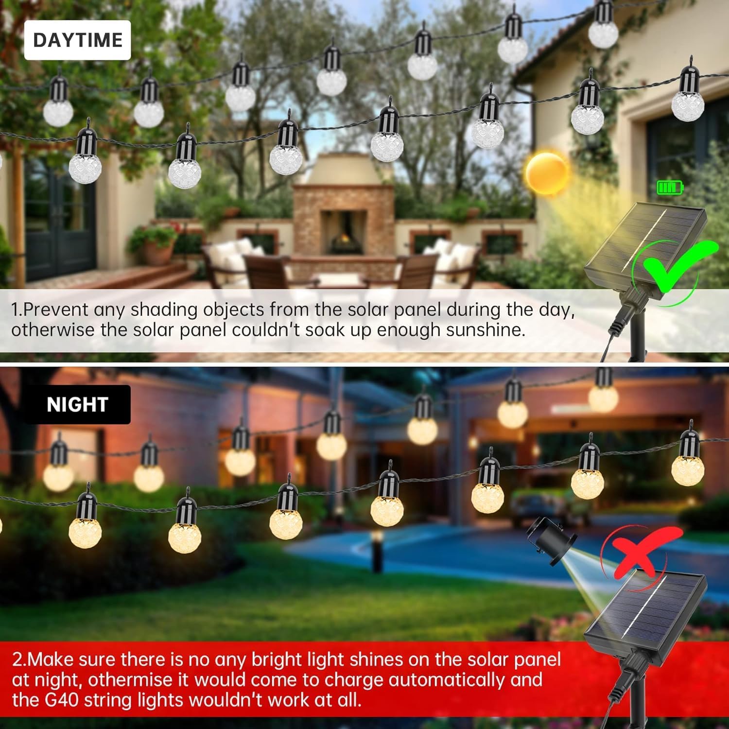 Solar Fairy Lights Outdoor