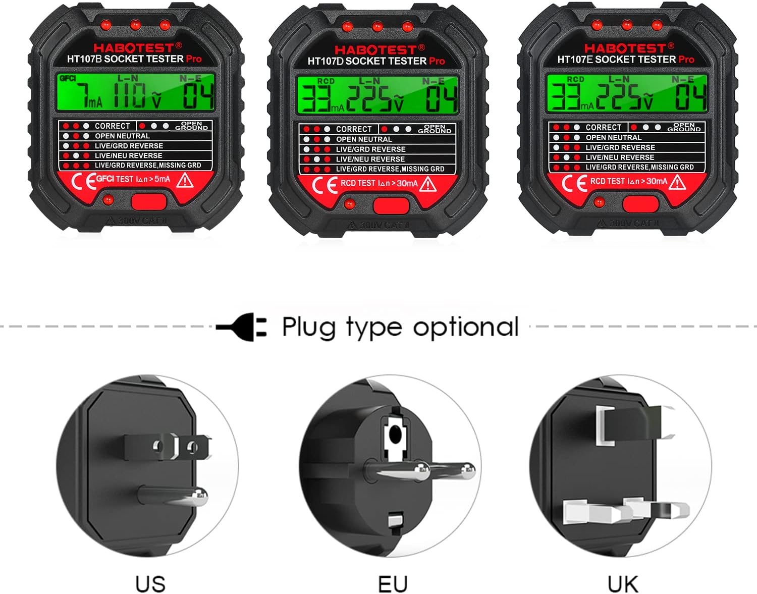 Eacam GFCI Outlet Tester