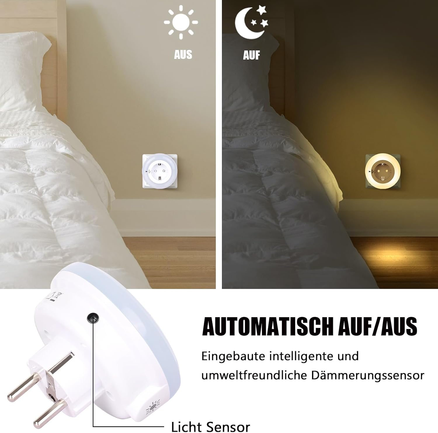 Emotionlite Night Light Socket With Twilight Sensor