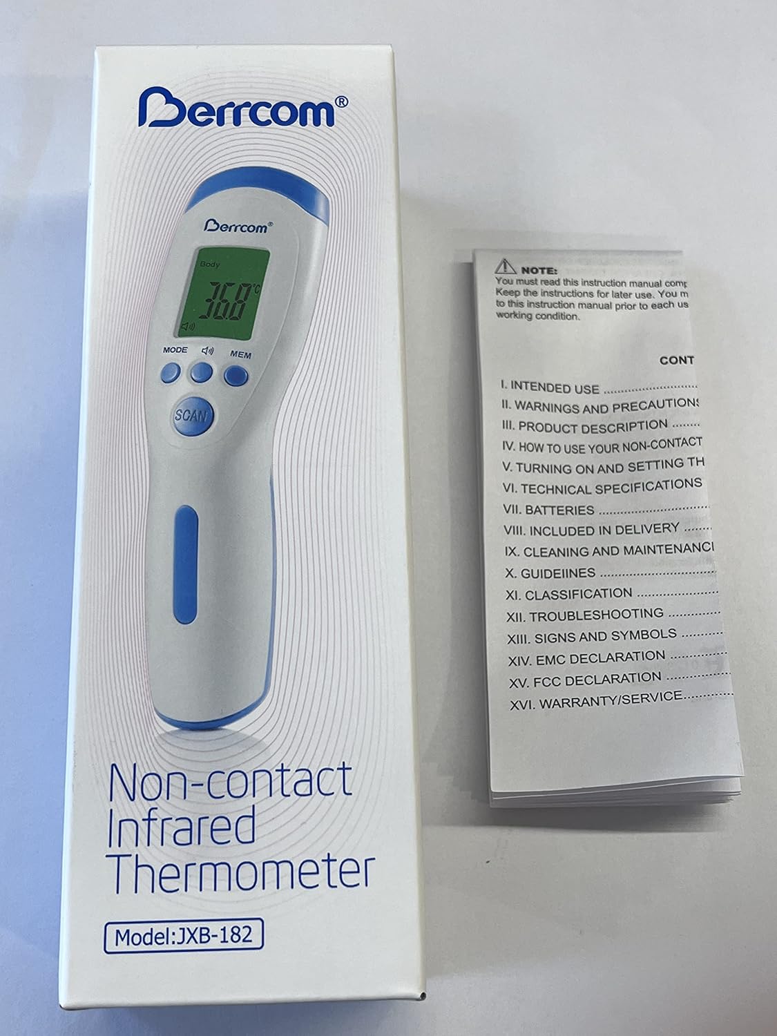 Berrcom Infrared Head Thermometer