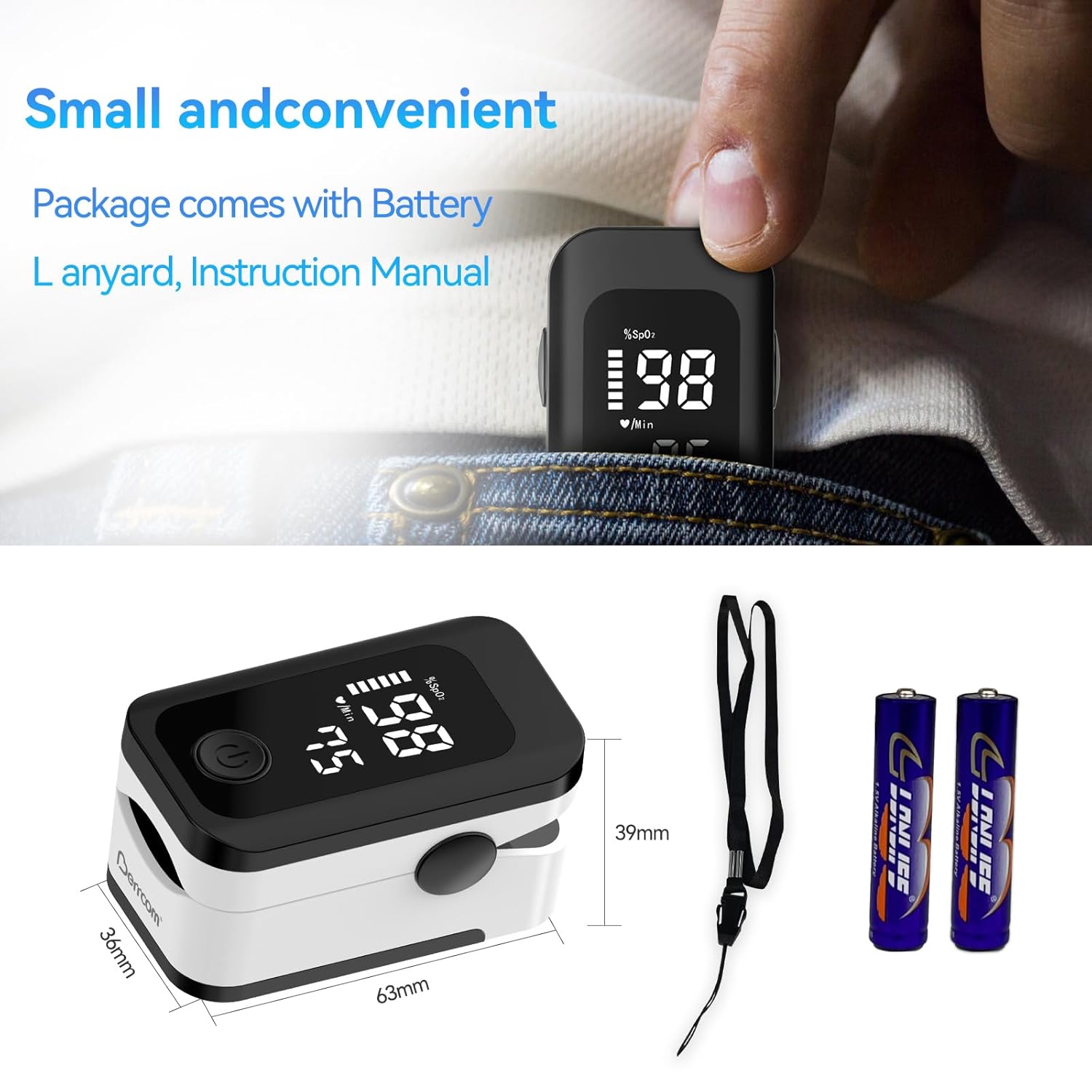 Berrcom Pulse Oximeter