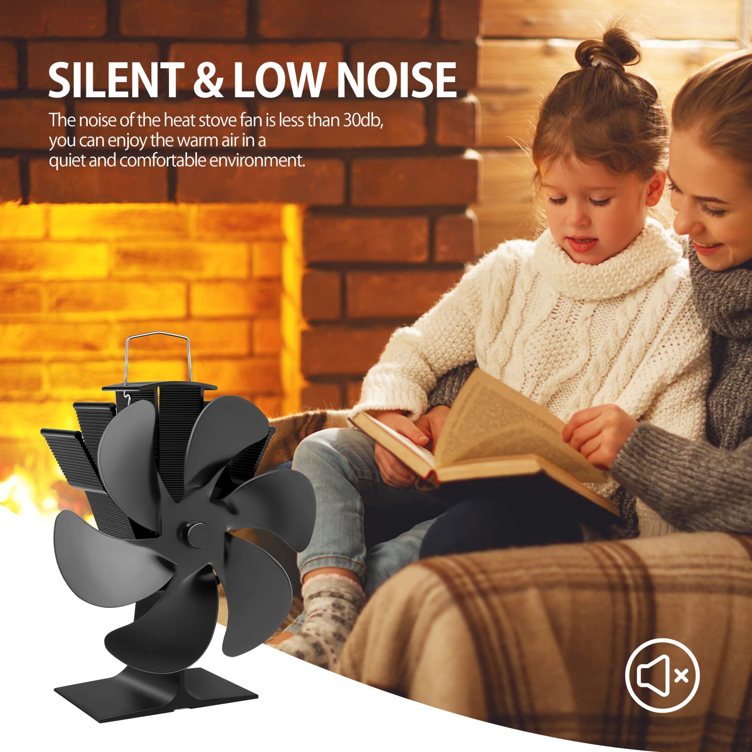Heat Powered Stove Fan,