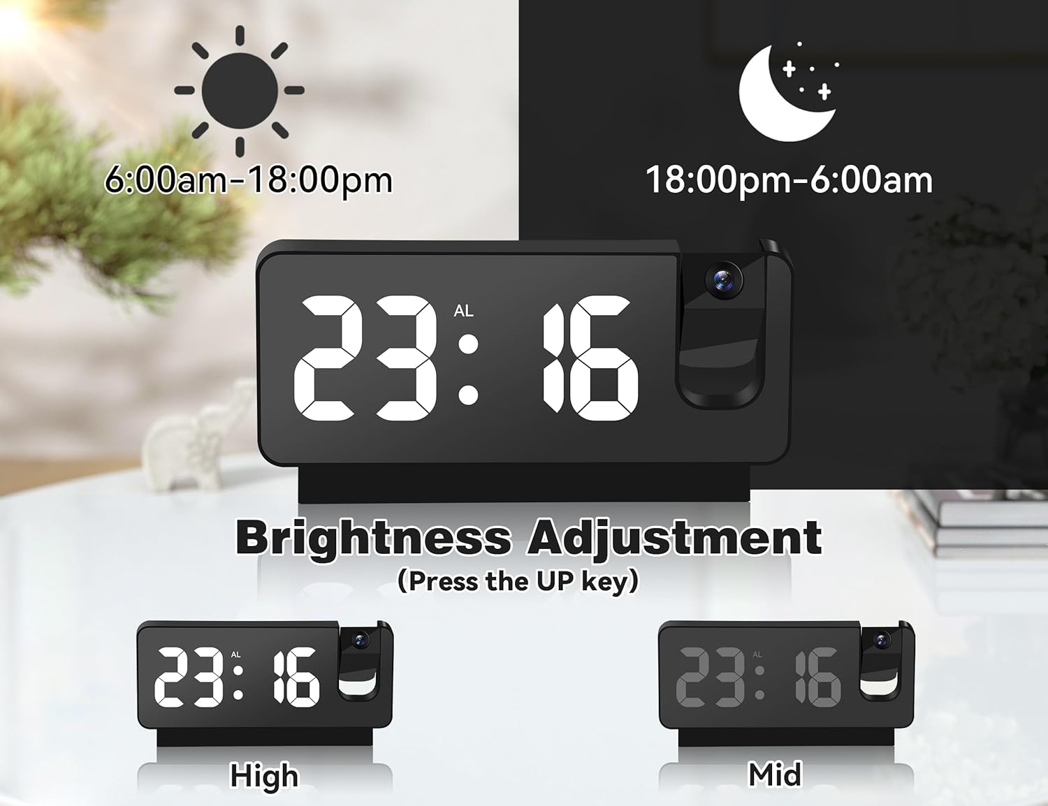 Projection Alarm Clocks For Bedrooms