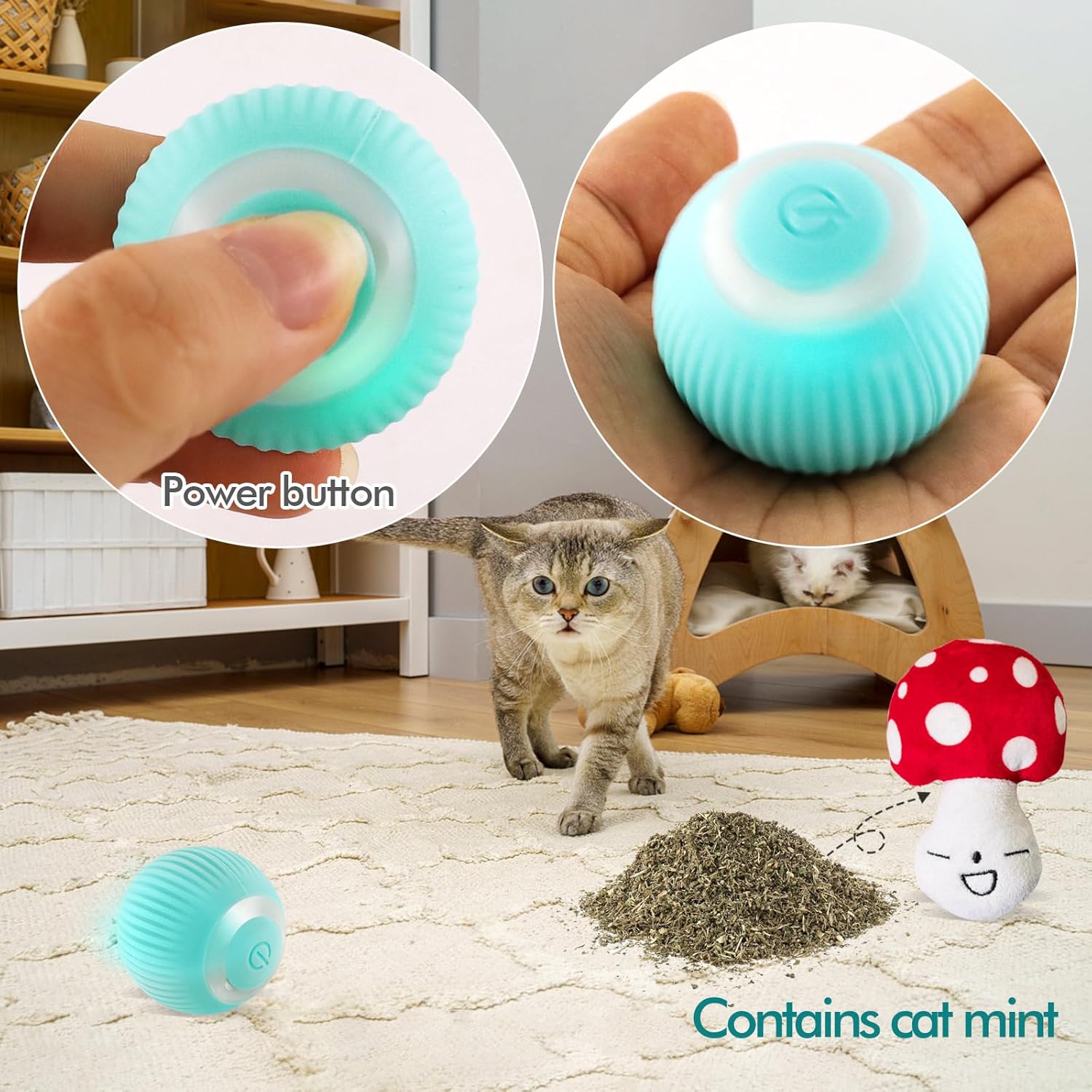 Interactive Cat Ball Toy