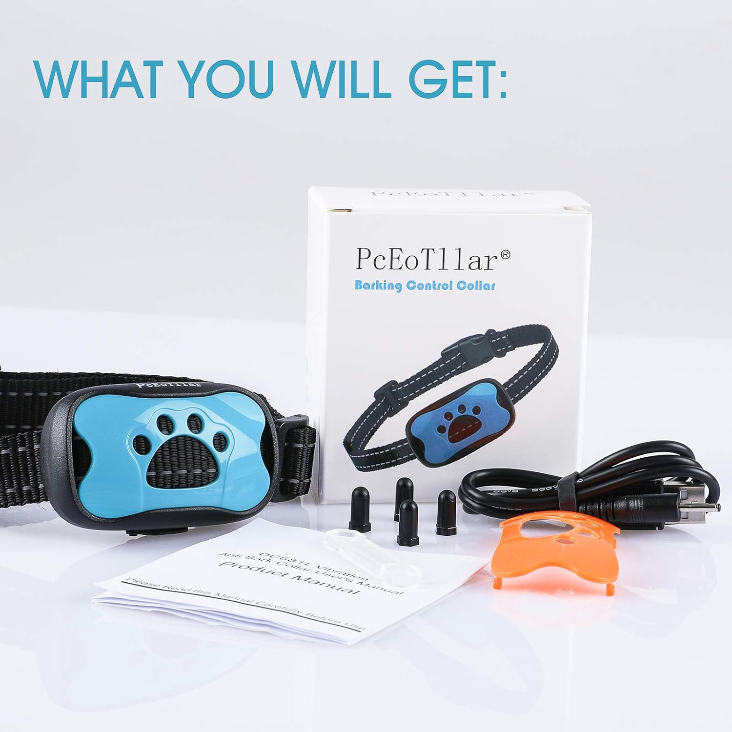 PcEoTllar Bark Collar