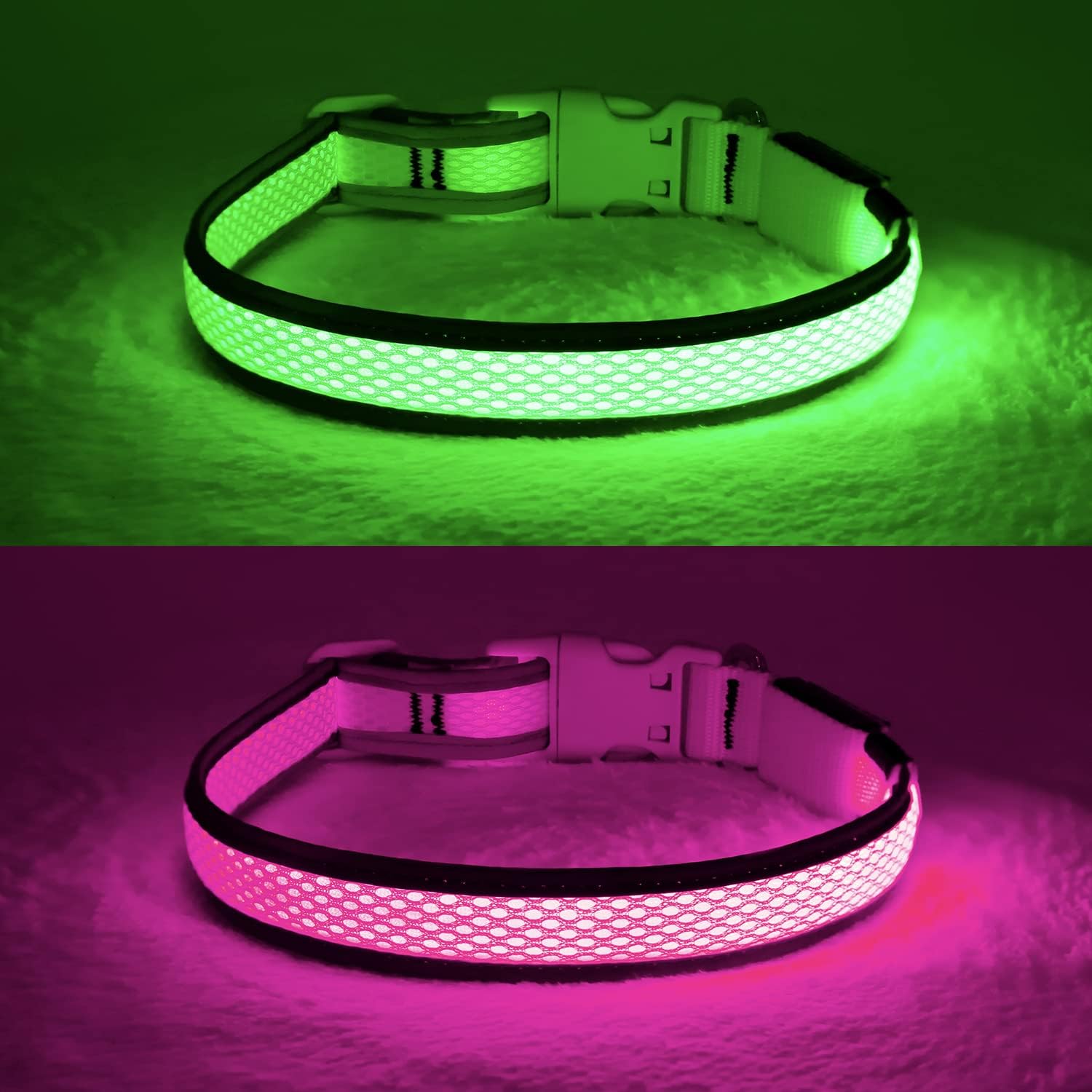 YFbrite Light Up Dog Collar