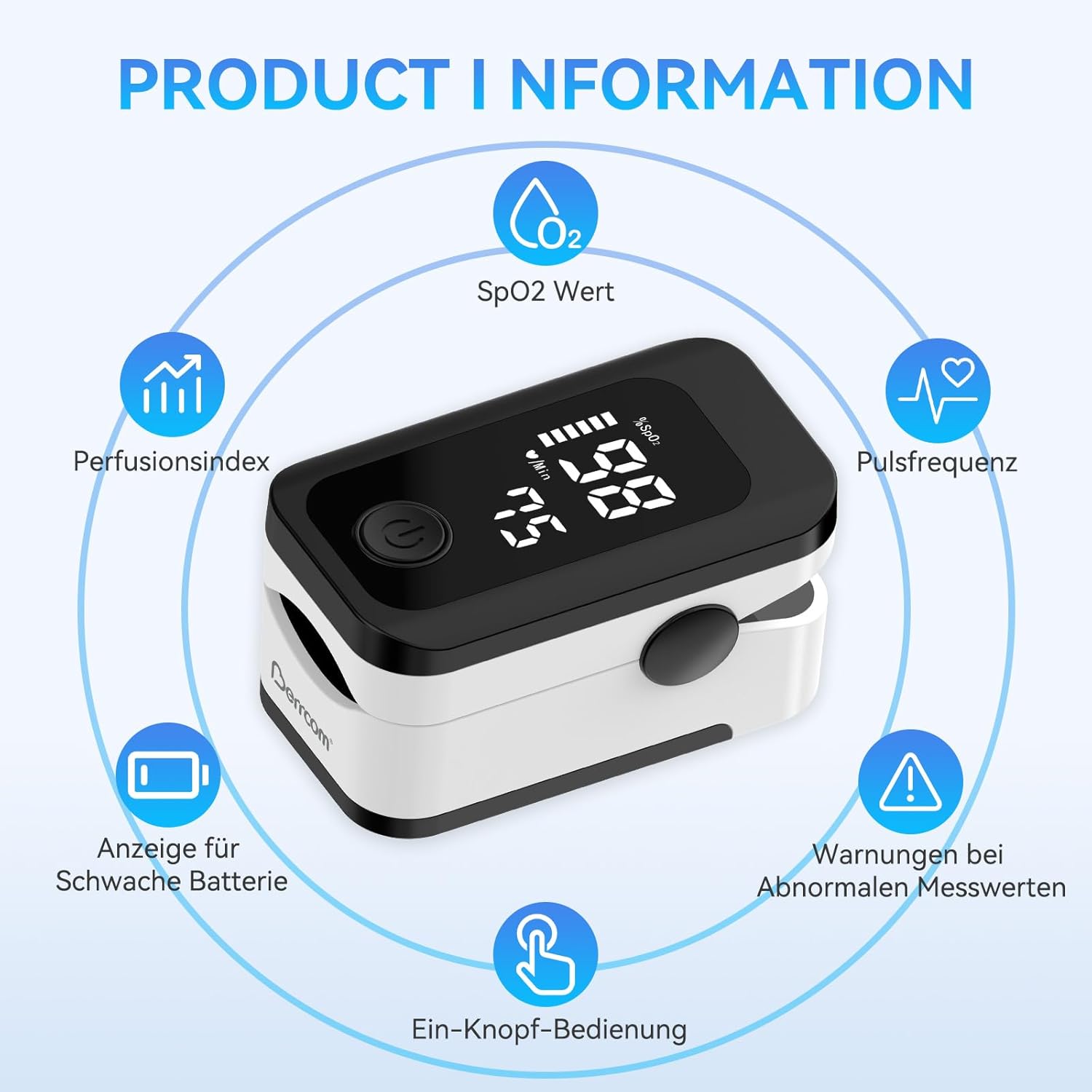 Berrcom Pulse Oximeter