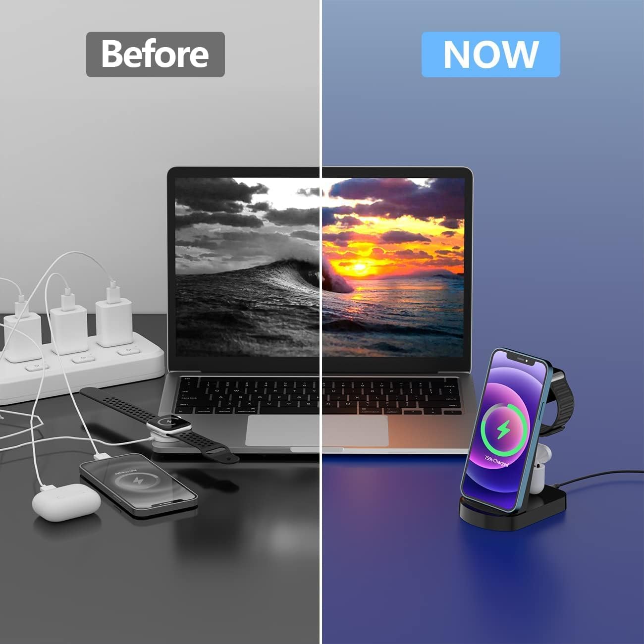 3 In 1 Wireless Charging Station