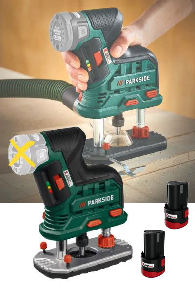PARKSIDE® 12 V Cordless Router »POFA 12 B3«, Without Battery And Charger