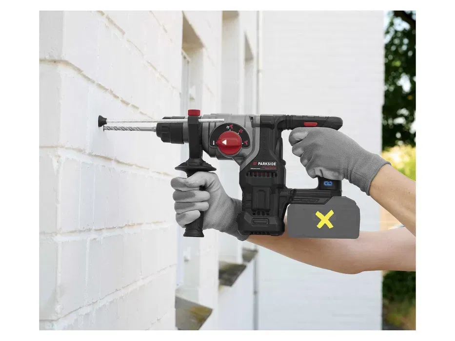 PARKSIDE PERFORMANCE® Cordless Hammer Drill PKHAP 20-Li D4 , 20 V