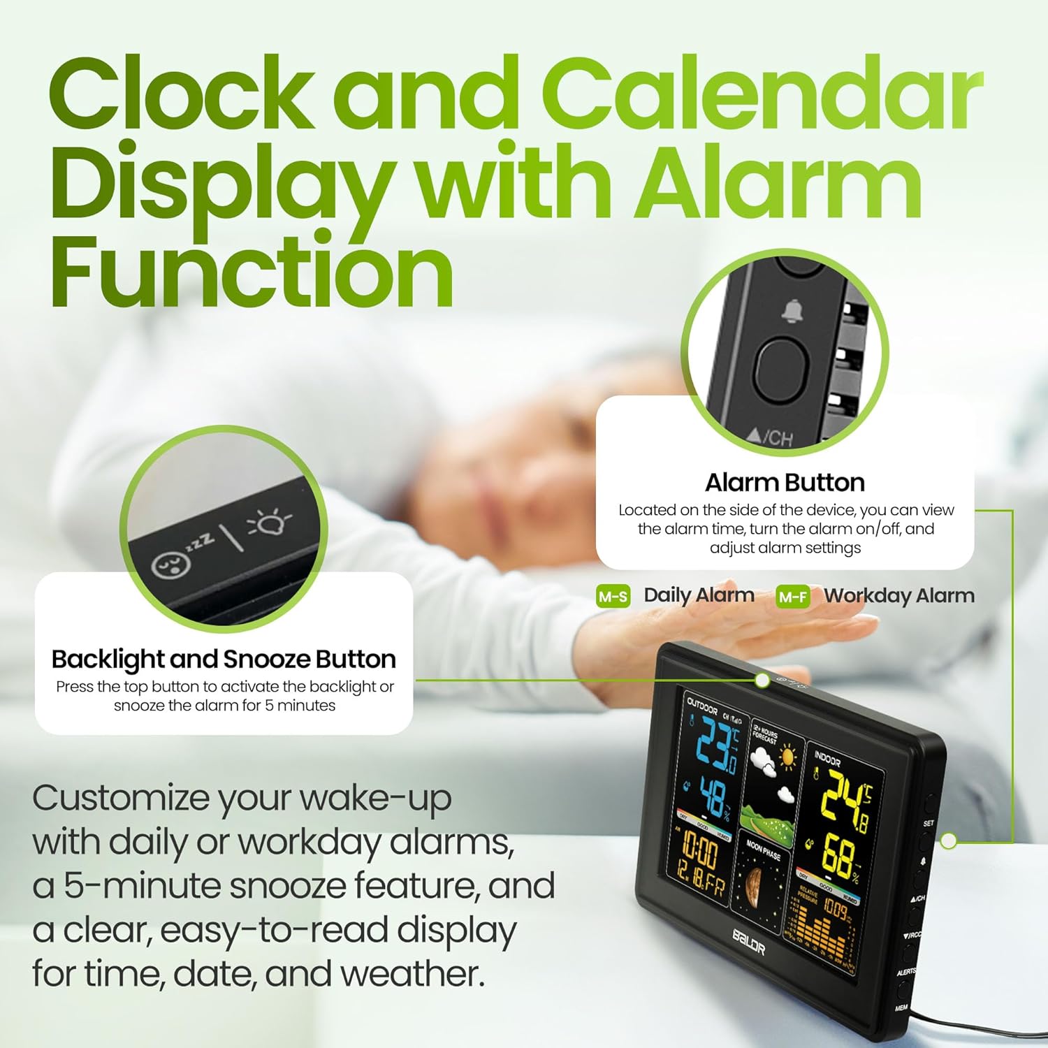 BALDR Home Weather Station & Indoor