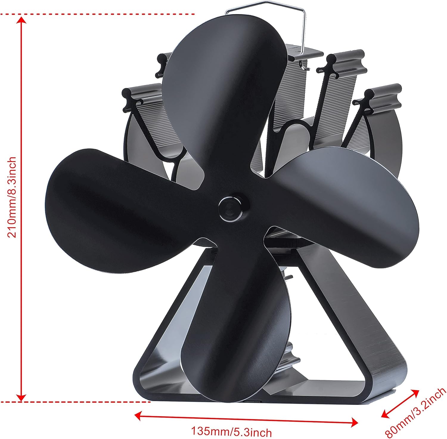HAWCAFU Stove Log Burner Wood Burner Fireplace 