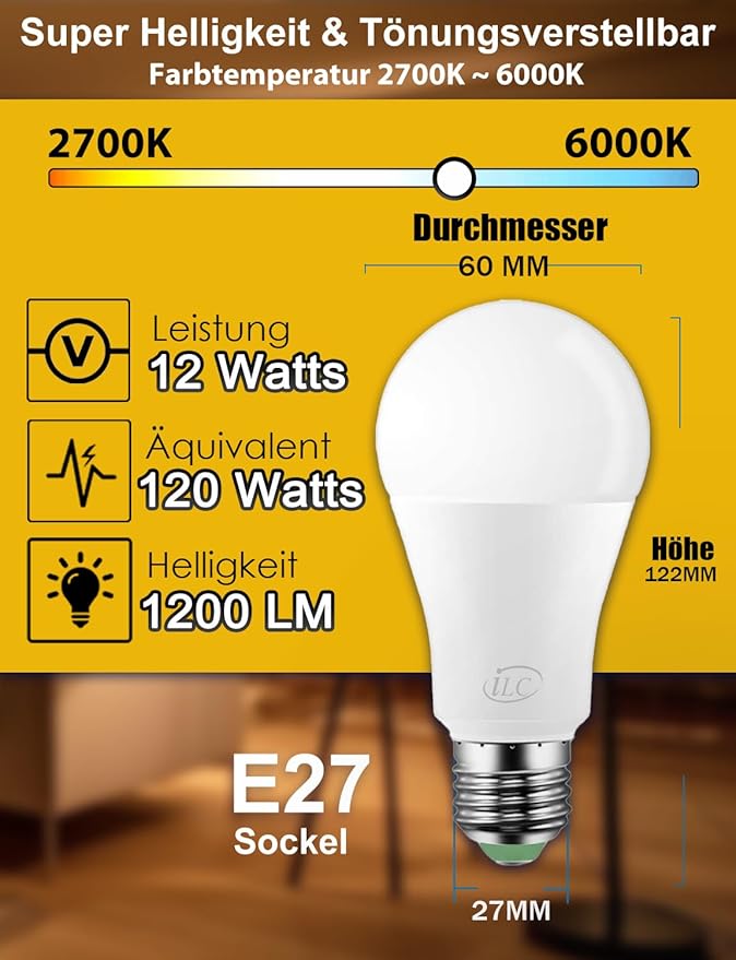 ILC LED Alexa Light Bulb E27