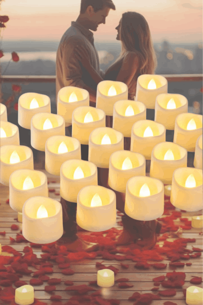 Novelty Flickering Flameless Tea Lights
