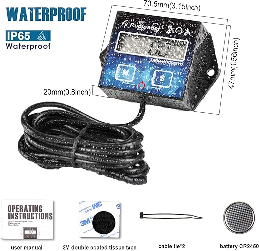 Runleader Digital Tach/Hour Meter