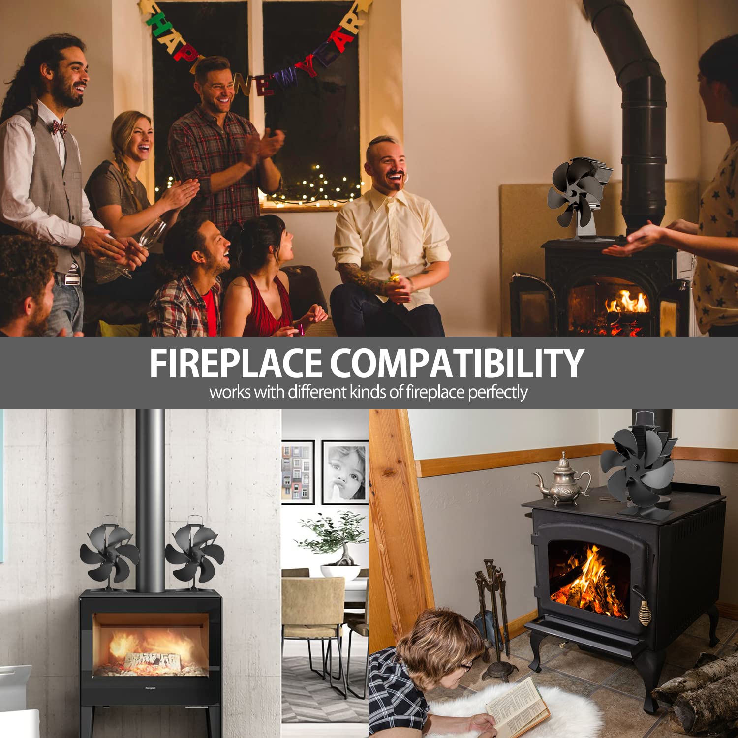 Heat Powered Stove Fan,