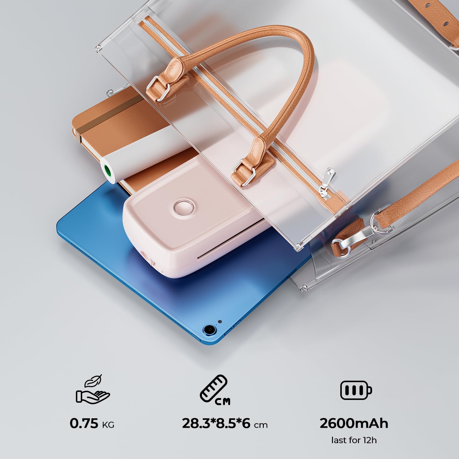 MUNBYN Portable Wireless Printer