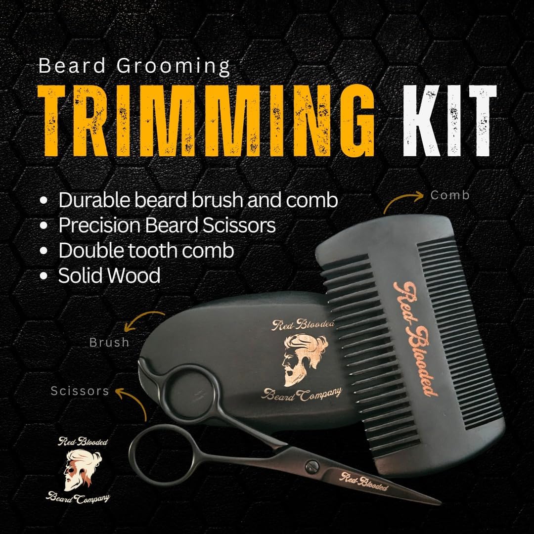 Red-Blooded Beard Grooming Kit