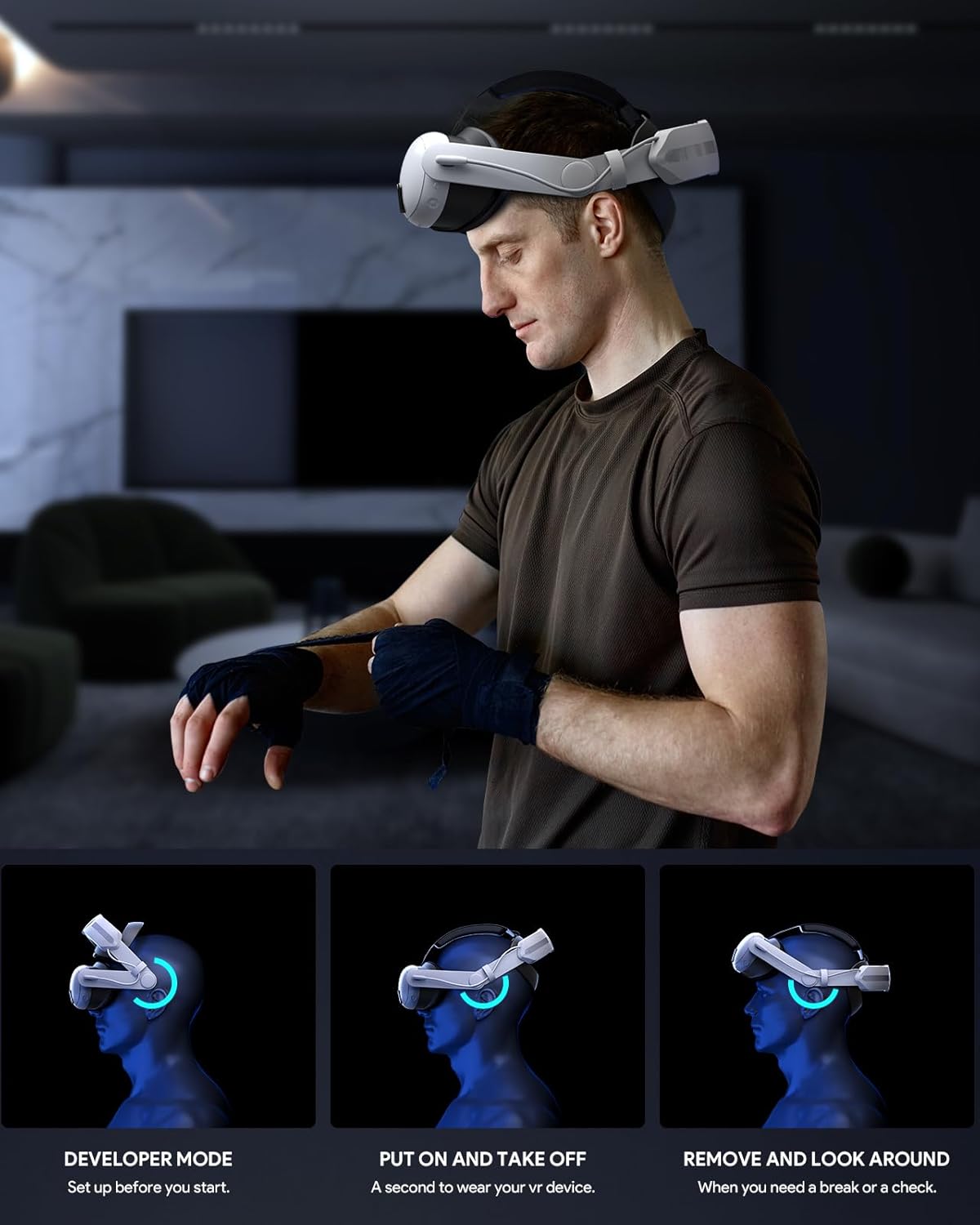 Aubika Fast Charging Head Strap