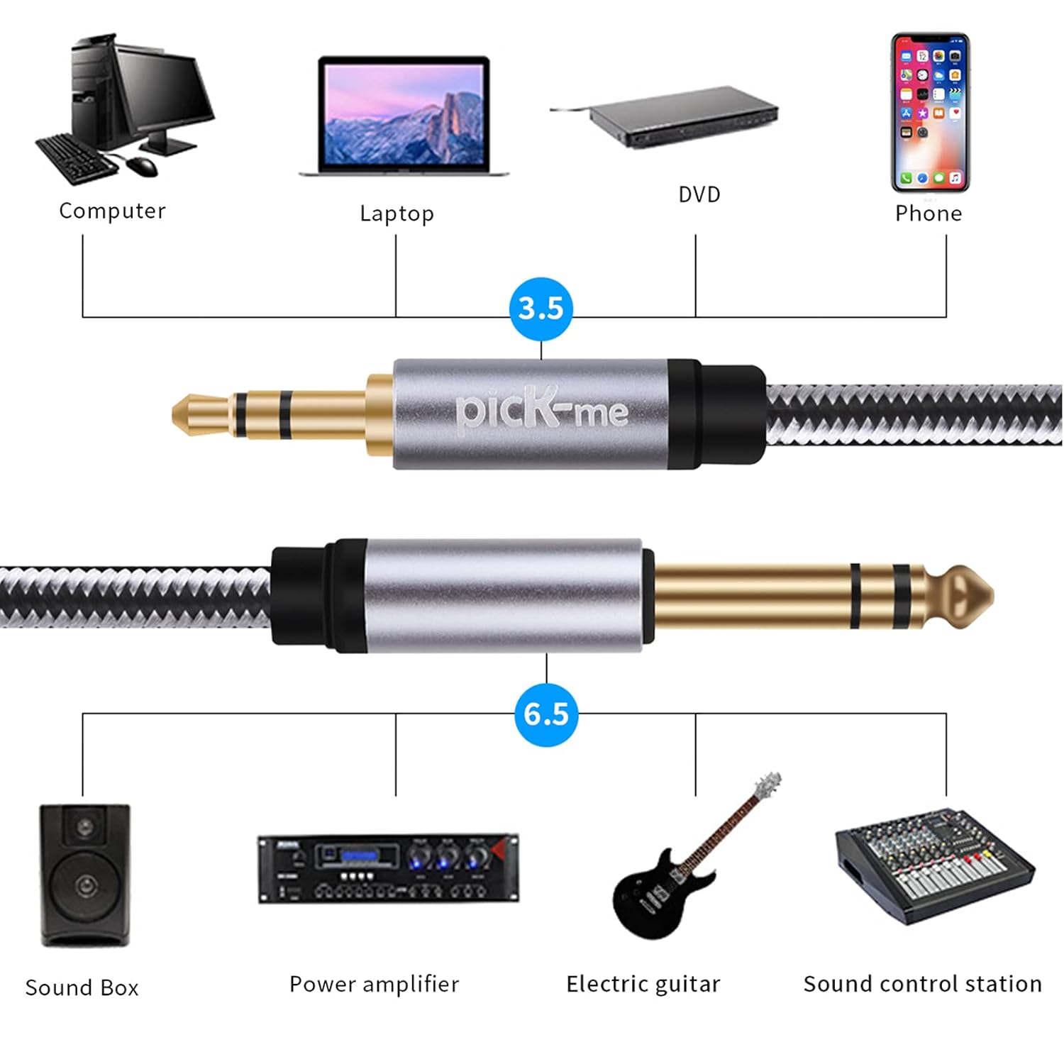 Oluote Stereo Audio Cable