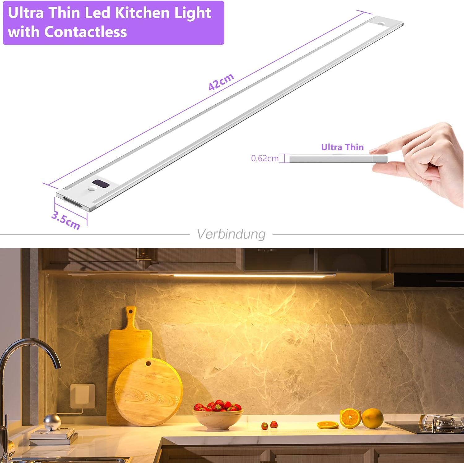 Wobsion Under Cabinet Kitchen Lights