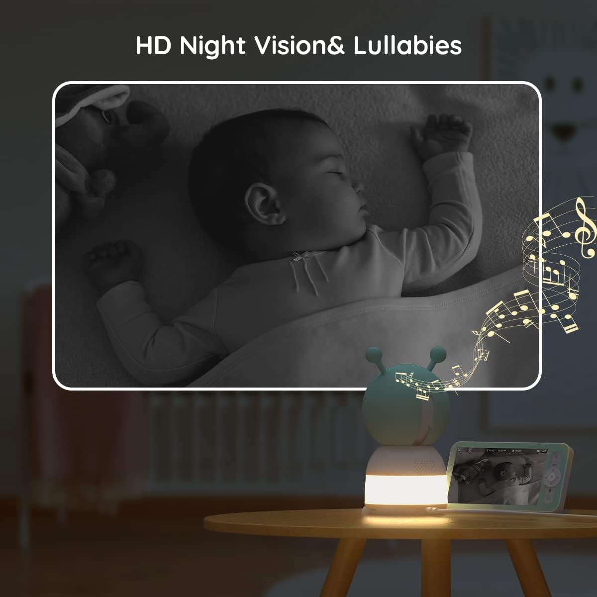 BOIFUN 5'' Video Baby Monitor