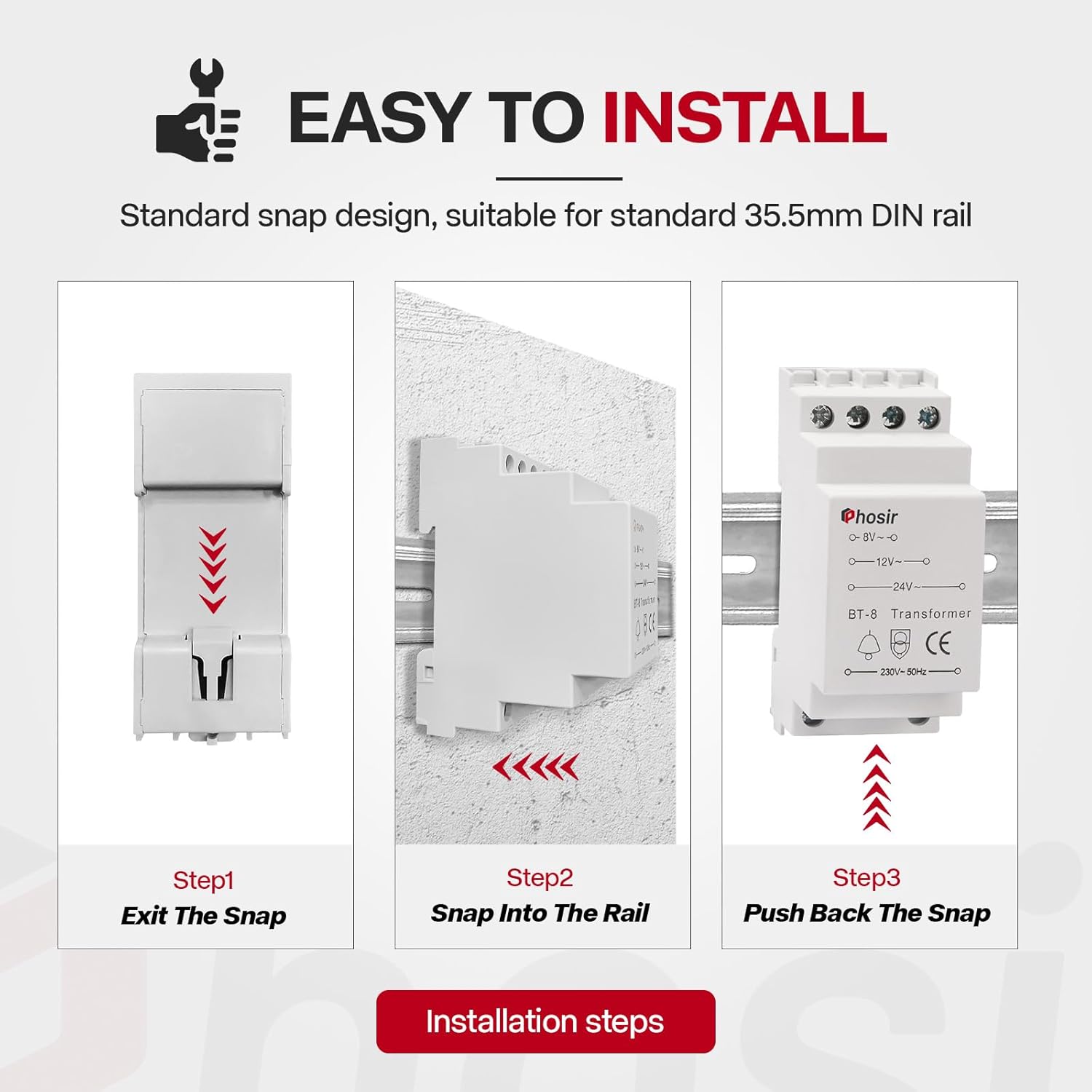 Phosir Doorbell Transformer