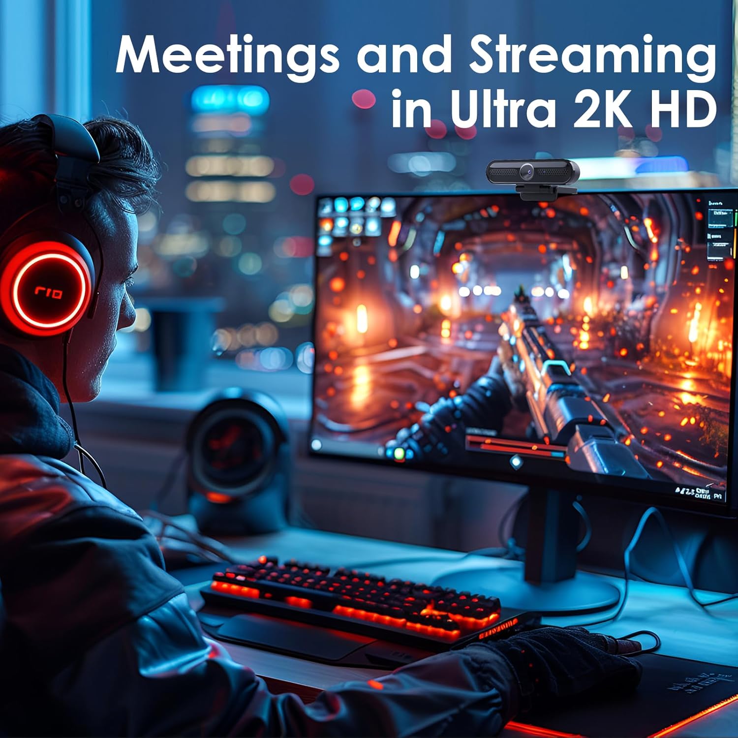 VISOLINK W4DS 4K Webcam For PC