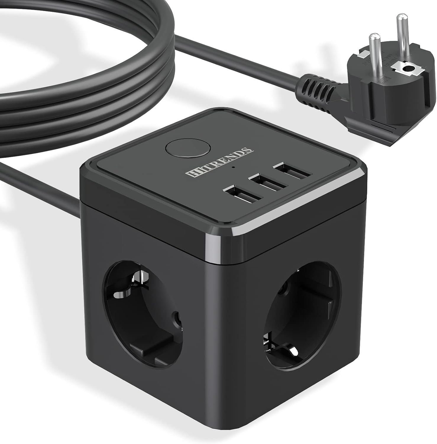 USB Cube Socket Power Strip