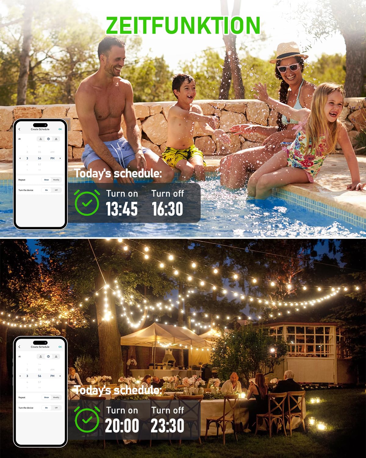 GreenSun Alexa Socket WiFi Socket Outdoor