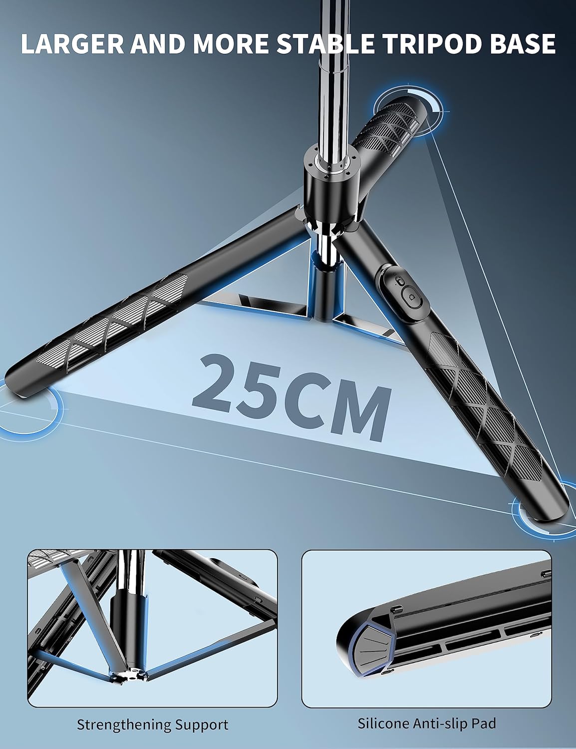 SelfieShow 71" Phone Tripod & Selfie Stick