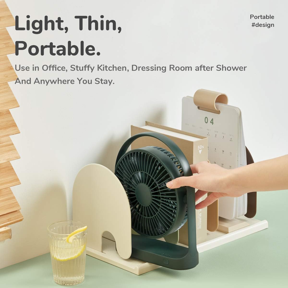 JISULIFE Desk Fan