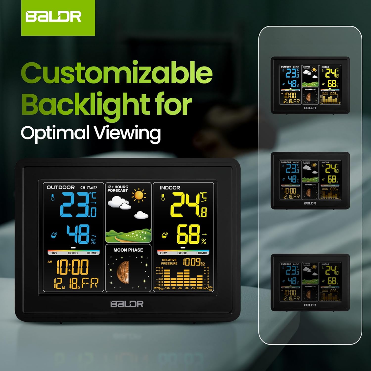 BALDR Home Weather Station & Indoor
